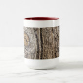 風化させた結び目木マグ マグカップ (中央)