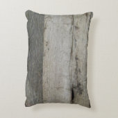 風化されたバーンウッドグレー枕 アクセントクッション (裏面(縦))