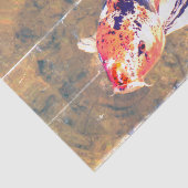 風化された日本のコイ画像 薄葉紙 (詳細)