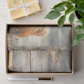 風化された木材のデコパージュ上のハイランドカウズポートレート 薄葉紙 (ギフト)