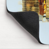 風化された木製トラベルトレーラーThunder_Cove マウスパッド (コーナー)