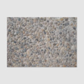 風化された石畳の小石のテクスチャDIYデコール 薄葉紙 (正面)