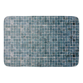 風化された緑のリアルなモザイクのテクスチャおもしろい バスマット