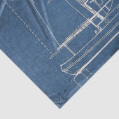 風化された設計図の帆船デクペ航海のージ 薄葉紙 (詳細)