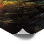 風化したささやき、古代の森 ポスター (角)