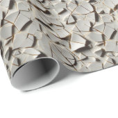 風化したひび割れ絵を描たテクスチャ ラッピングペーパー (ロールコーナー)