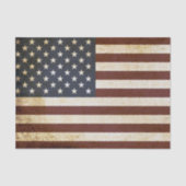 風化したアメリカ国旗 薄葉紙 (正面)
