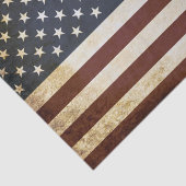 風化したアメリカ国旗 薄葉紙 (詳細)