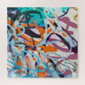 風化したコンクリートの壁、グラニーな質感。 ジグソーパズル (横)