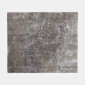 風化したコンクリート壁 フリースブランケット (正面(横))