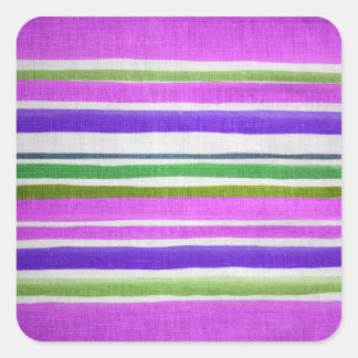 風化したストライプ スクエアシール