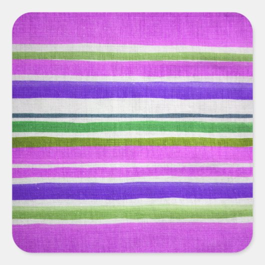 風化したストライプ スクエアシール (正面)