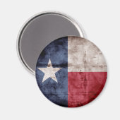 風化したテキサス州国旗; マグネット (正面/裏面)
