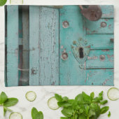 風化したトルコ風のドア キッチンタオル (折り畳み)