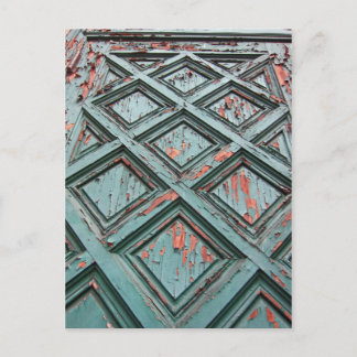 風化したドア ポストカード