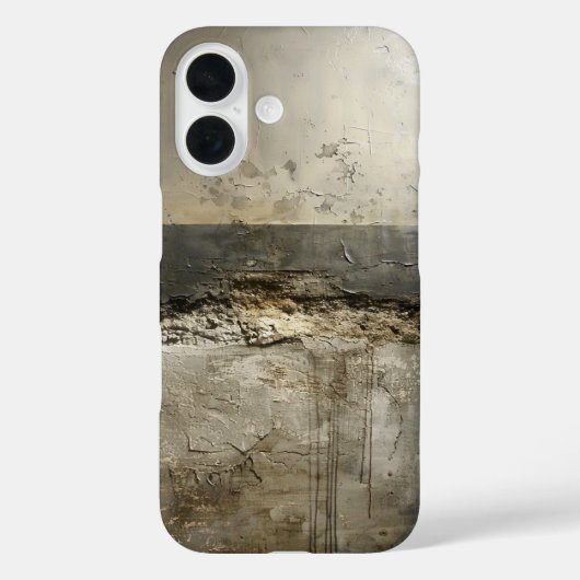 風化したニュートラルな層 Case-Mate iPhoneケース (裏面)