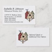 風化したバードハウス&ビーハイブ 名刺 (正面/裏面)