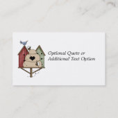 風化したバードハウス&ビーハイブ 名刺 (裏面)