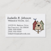 風化したバードハウス&ビーハイブ 名刺 (正面)