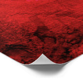 風化したヴィンテージテネシー州旗 ポスター (角)