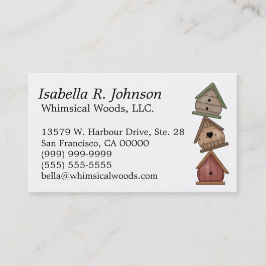 風化した三戸の家 名刺 (正面)