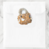 風化した南京錠 スクエアシール (バッグ)