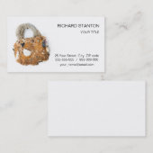 風化した南京錠 名刺 (正面/裏面)