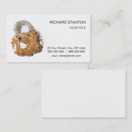 風化した南京錠 名刺 (正面/裏面)