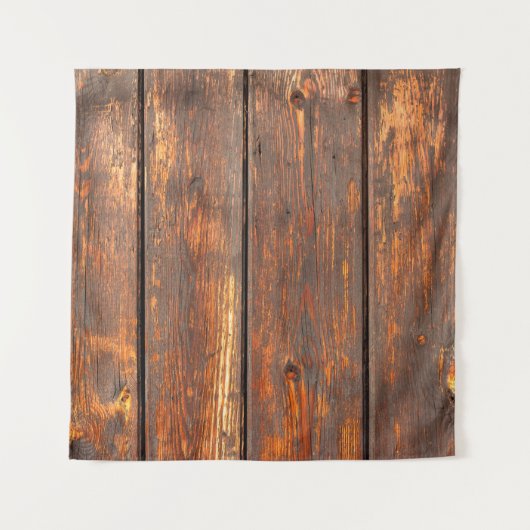 風化した古い厚板の背景テキスト要約 タペストリー (正面)
