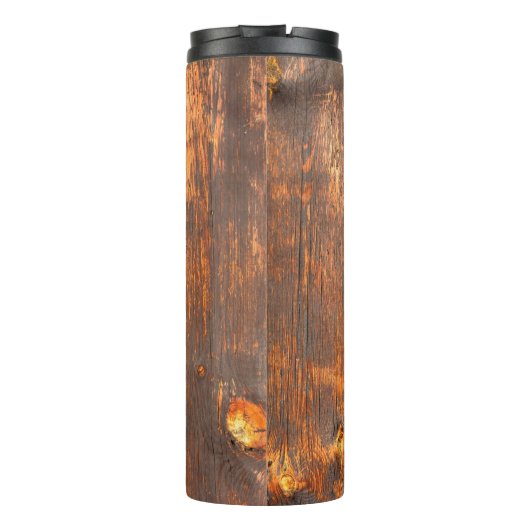 風化した古い厚板の背景テキスト要約 タンブラー (裏面)