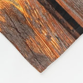 風化した古い厚板の背景テキスト要約 フリースブランケット (角)