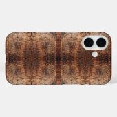 風化した古木の写真のクローズアップパターン デザイン Case-Mate iPhoneケース (裏面 (横))
