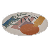 風化した形と茎 カッティングボード (角)