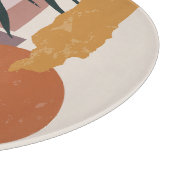 風化した形と茎 カッティングボード (角)