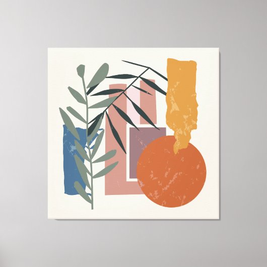 風化した形と茎 キャンバスプリント (正面)