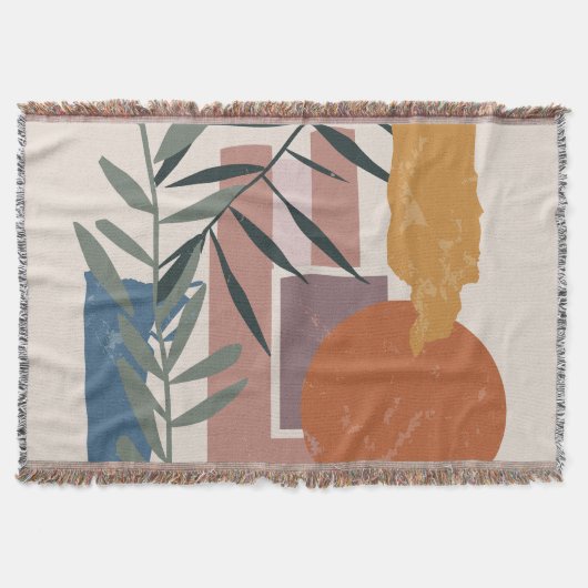 風化した形と茎 スローブランケット (正面)