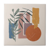 風化した形と茎 タイル (正面)