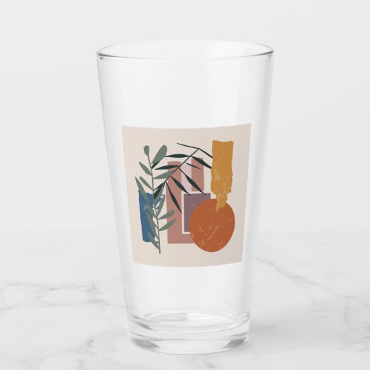 風化した形と茎 タンブラーグラス (正面)