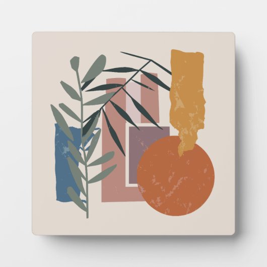 風化した形と茎 フォトプラーク (正面)