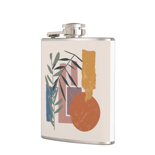 風化した形と茎 フラスク (左)