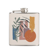 風化した形と茎 フラスク (正面)