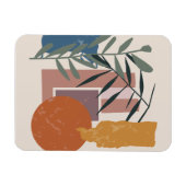 風化した形と茎 マグネット (横)