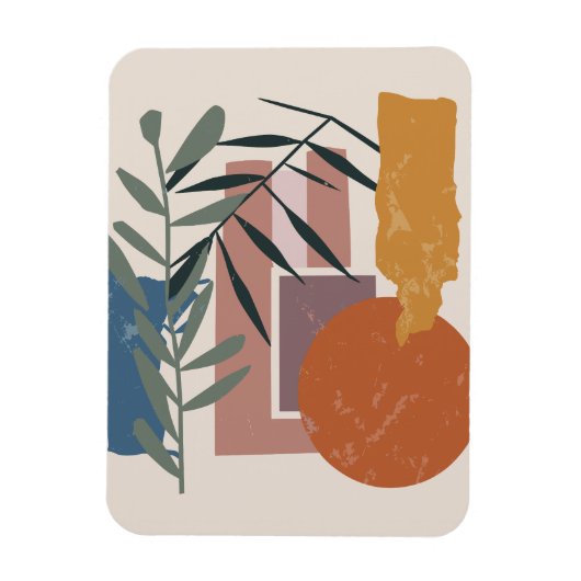 風化した形と茎 マグネット (縦)