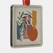 風化した形と茎 メタルオーナメント (右)