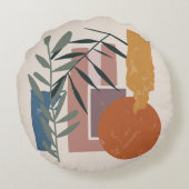 風化した形と茎 ラウンドクッション (裏面)