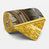 風化した扉に立つイエス ネクタイ (ロール)