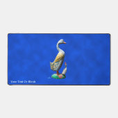 風化した木のアヒル デスクマット (正面)