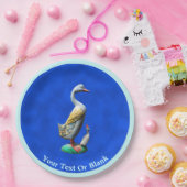 風化した木のアヒル ペーパープレート (パーティー)