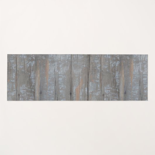 風化した木の板 ヨガマット (正面(横))