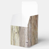 風化した木材ボードとパティナ素朴 フェイバーボックス (オープン)